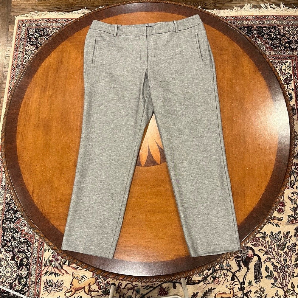 NEW $129 Talbots Woman Newport Ankle Trousers Black/White Melange 18 Elasticized - Picture 3 of 16